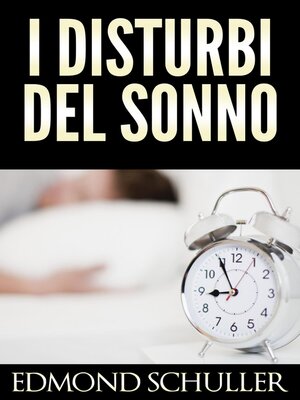 cover image of i disturbi del sonno